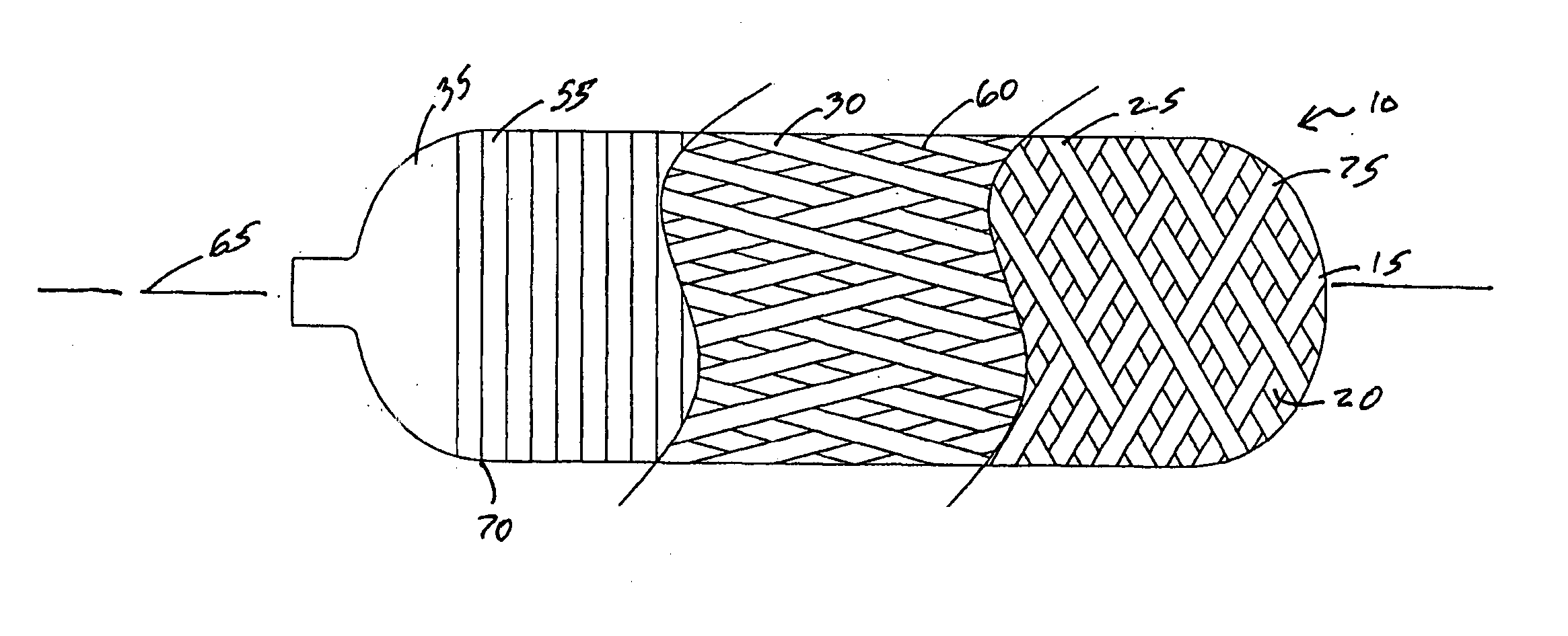 Pressure vessel with improved impact resistance and method of making the same