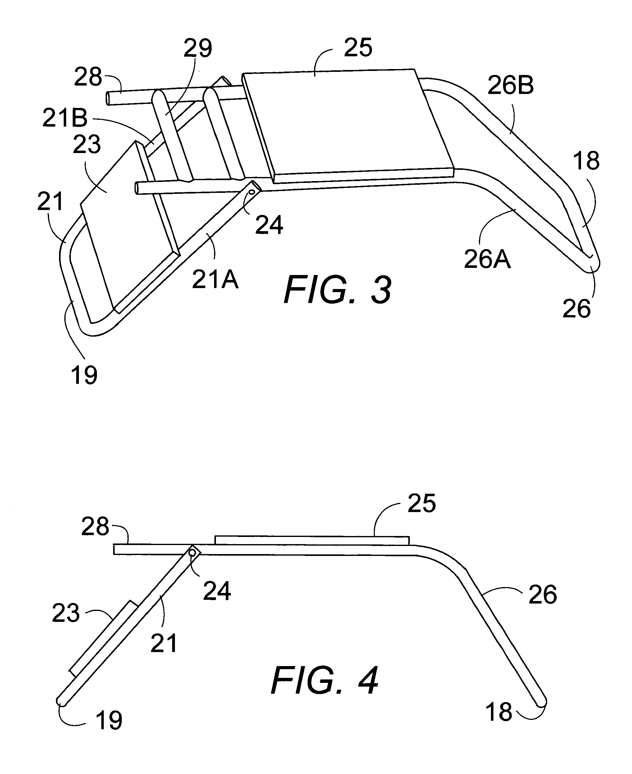 Convertible backpack frame, folding chair, stool and note