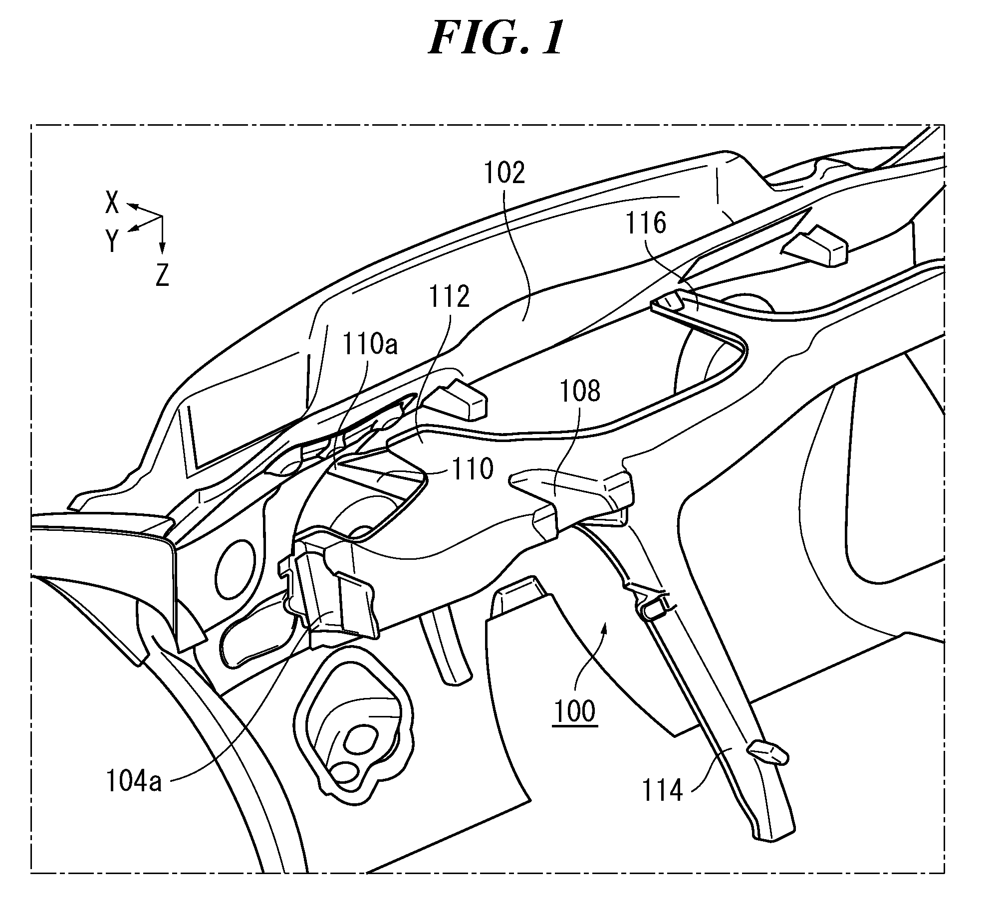 Steering support member