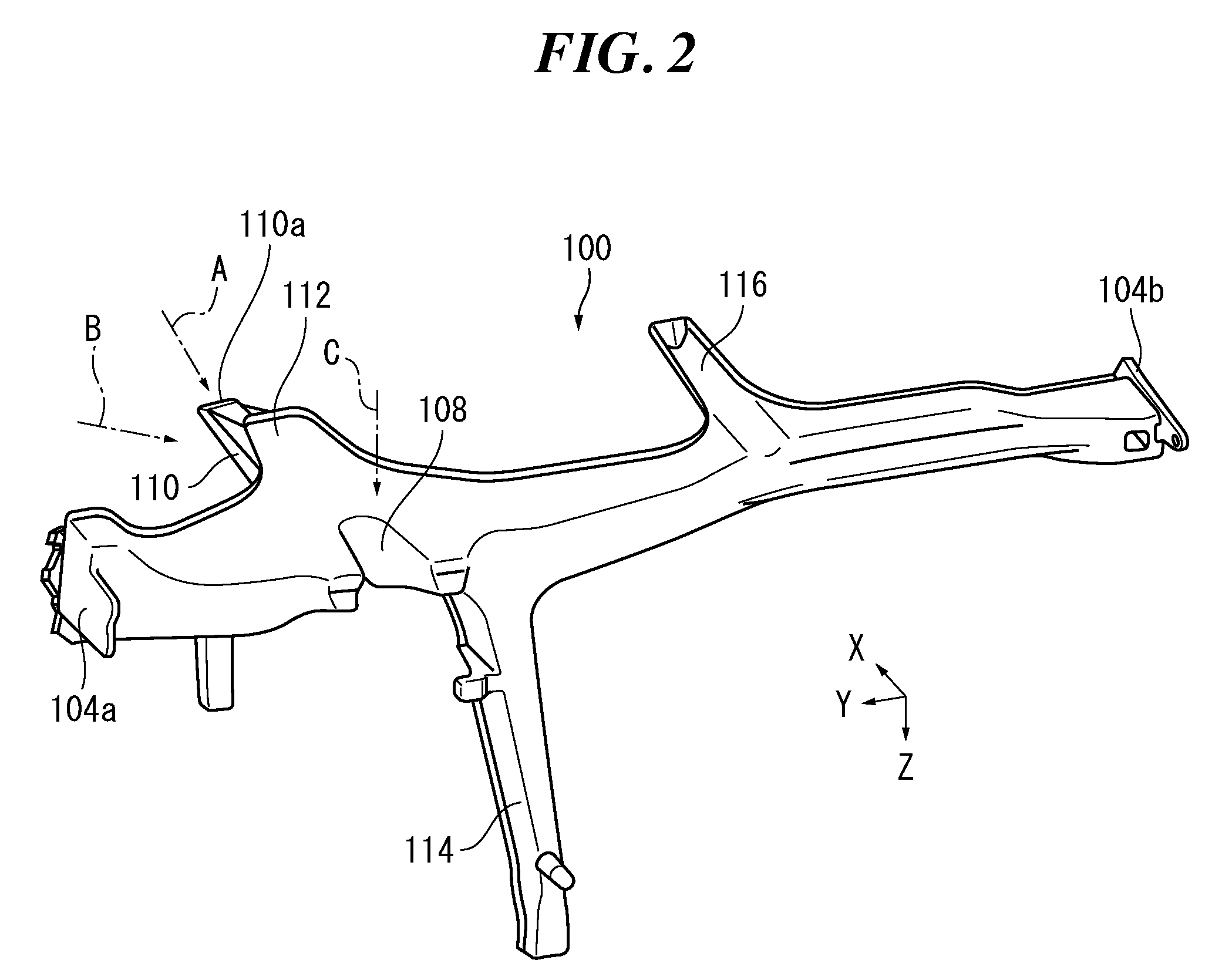 Steering support member