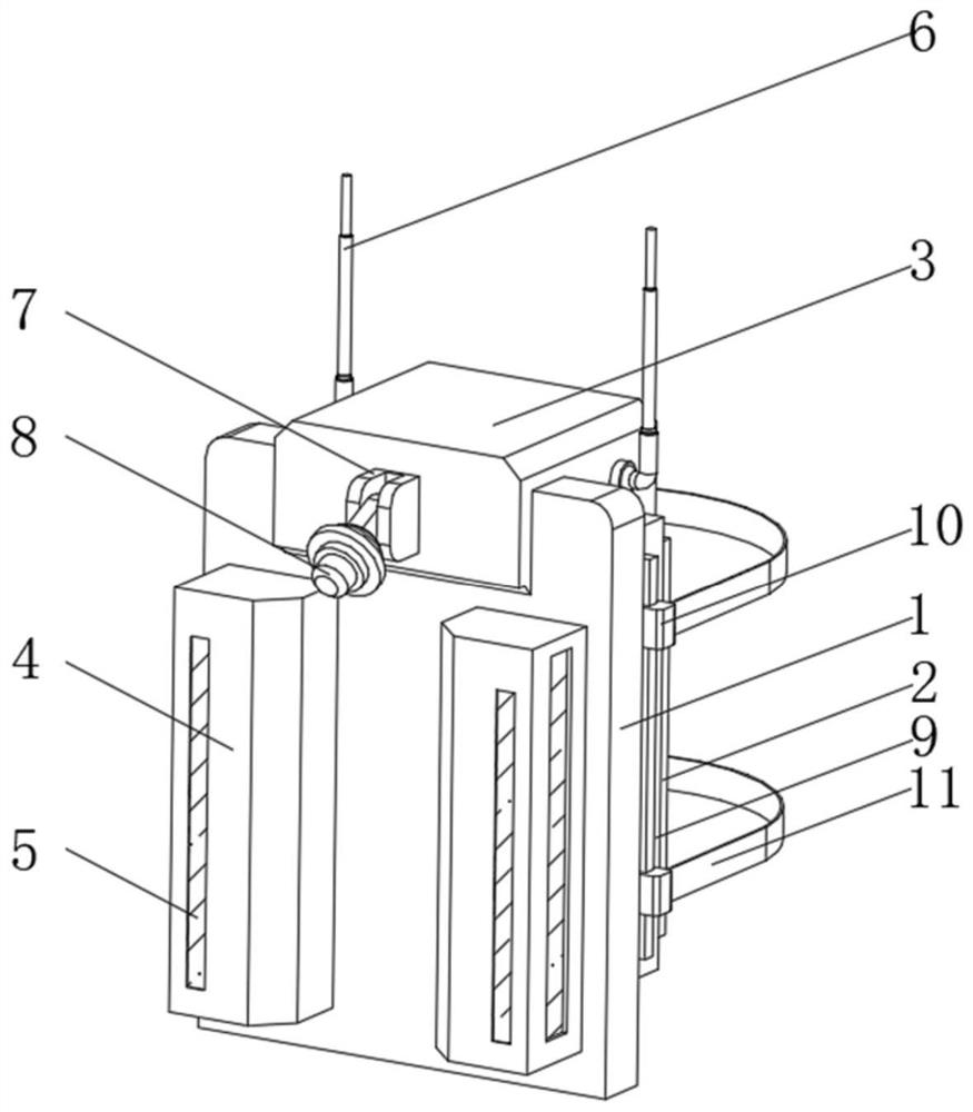 A forest fire pre-alarm multi-system unit component