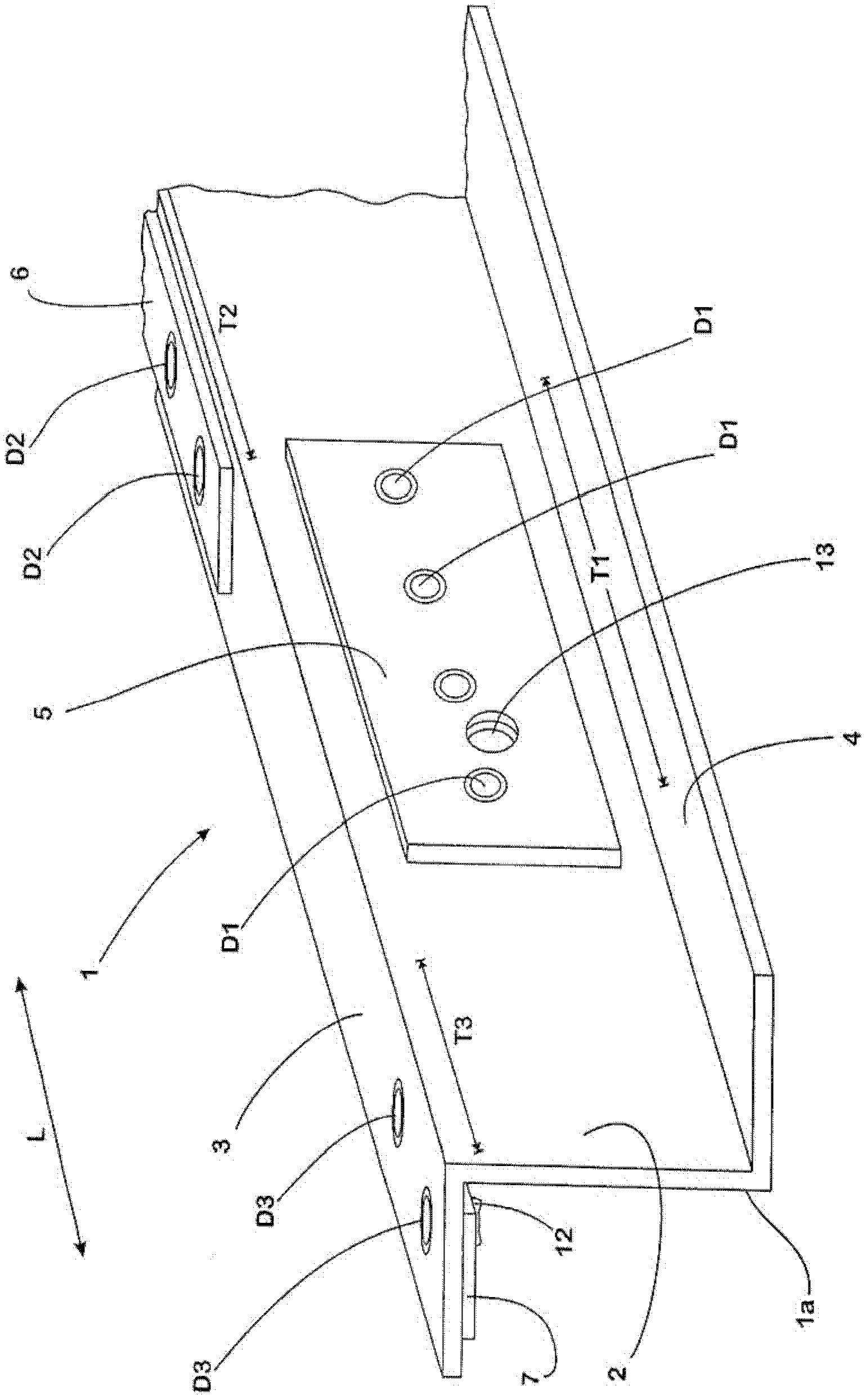 Utility vehicle chassis and method for manufacturing a profile longitudinal beam for a utility vehicle chassis of said type