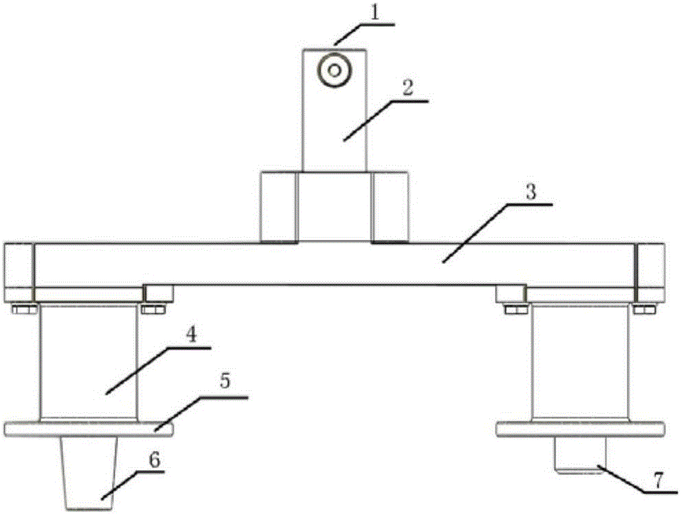 CRTS III type plate-type ballastless-track track-board fine-tuning frame