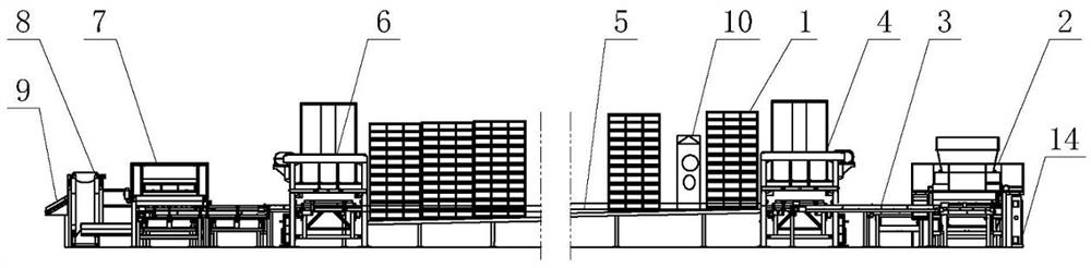 Spatial multilayer automatic breeding system and breeding method for hermetia illucens