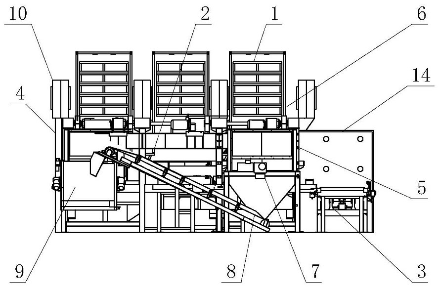 Spatial multilayer automatic breeding system and breeding method for hermetia illucens