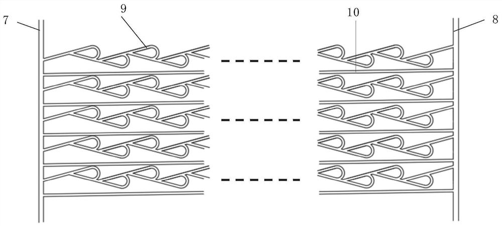 Heat exchange assembly capable of achieving switching of working conditions and heat exchanger