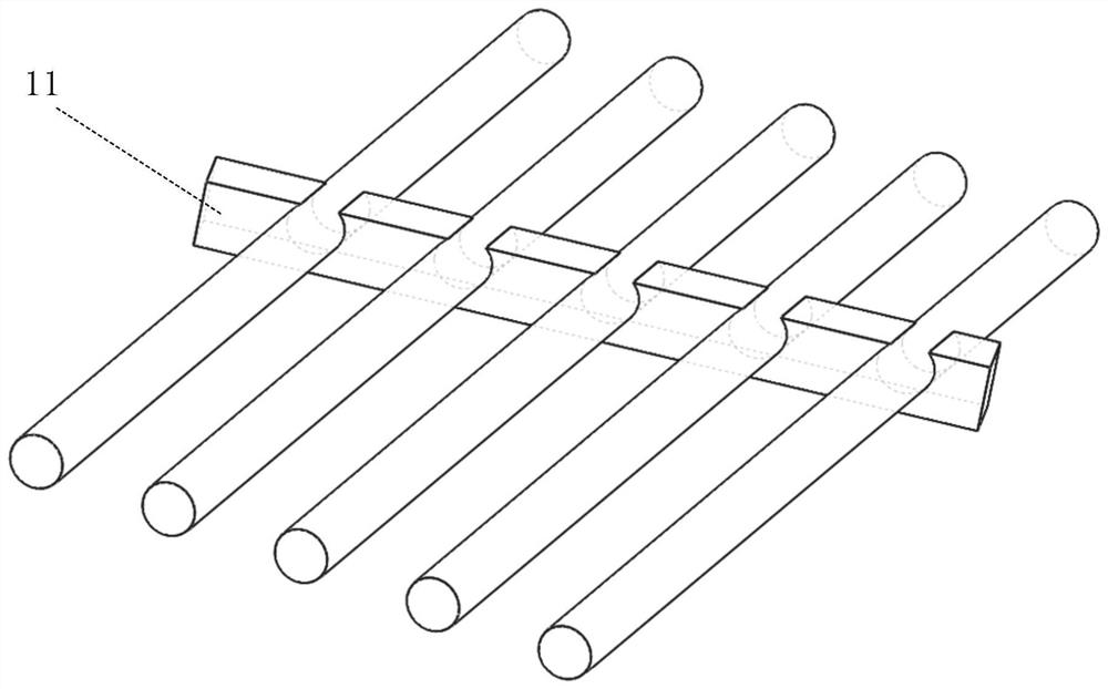 Heat exchange assembly capable of achieving switching of working conditions and heat exchanger