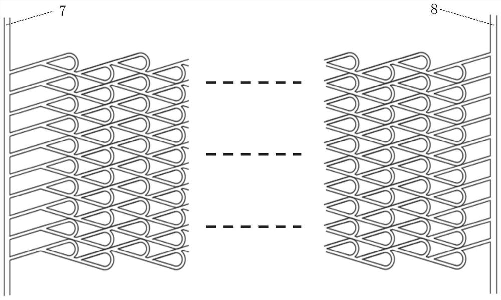 Heat exchange assembly capable of achieving switching of working conditions and heat exchanger