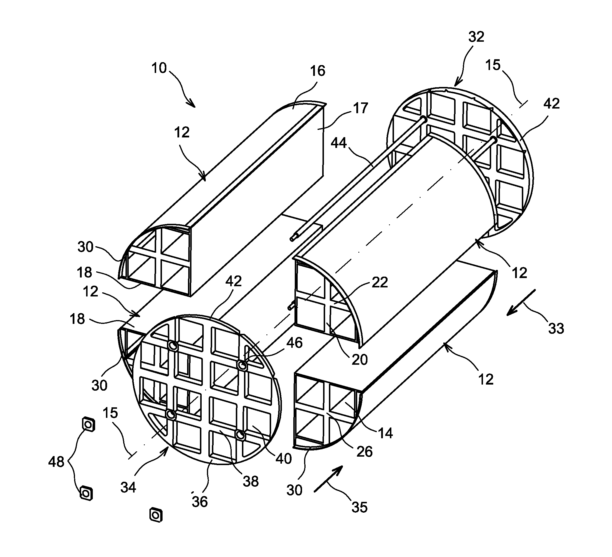 Container for transporting and/or storing radioactive materials