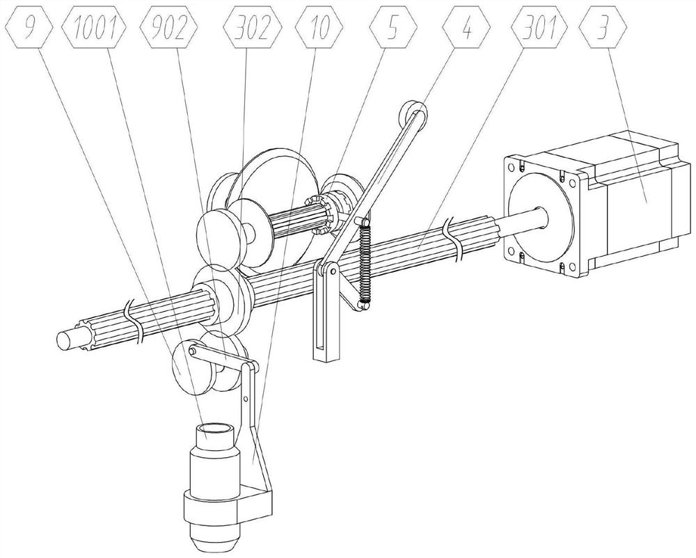 Conveying equipment for precast concrete pouring