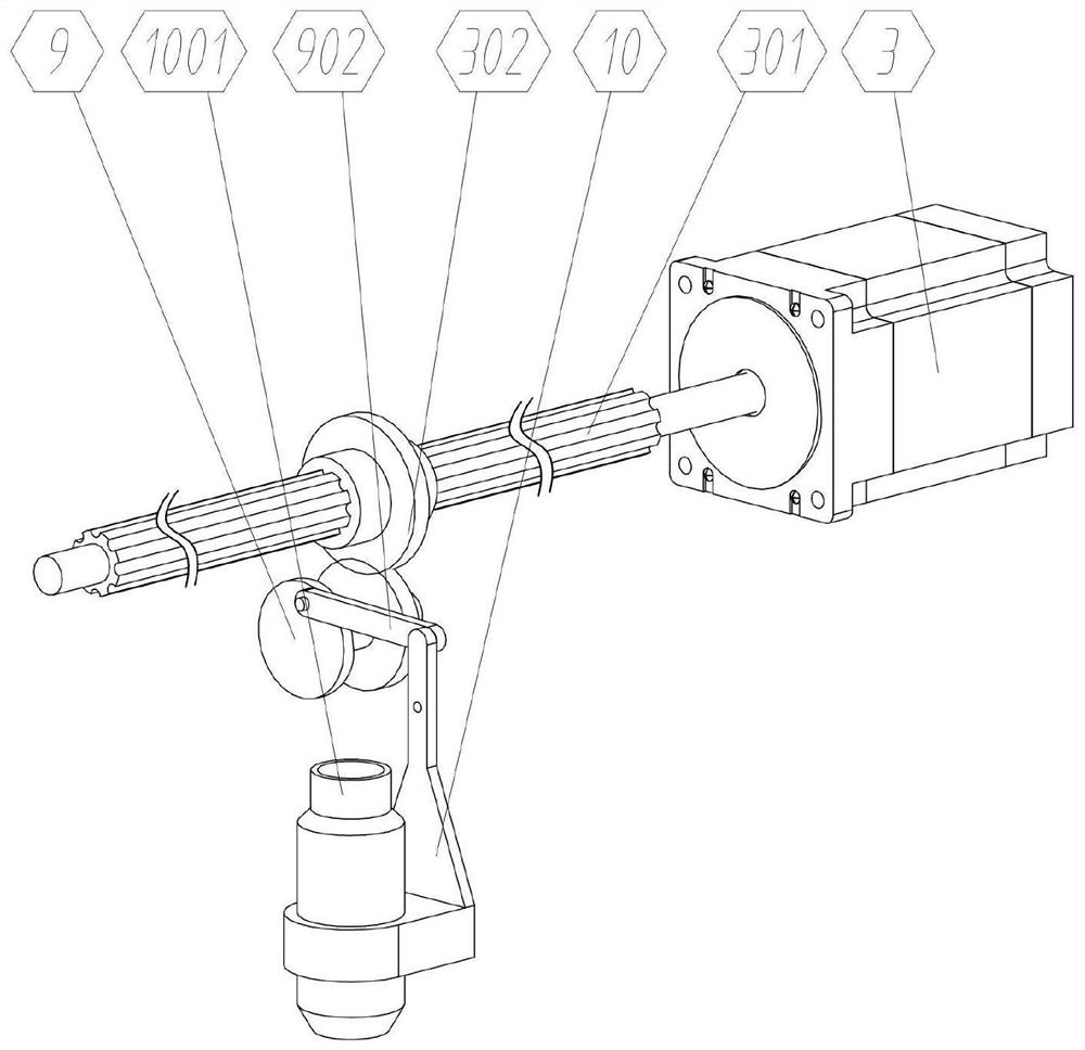 Conveying equipment for precast concrete pouring