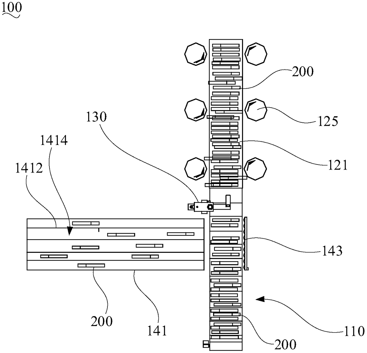 Waste cigarette recycle transition device