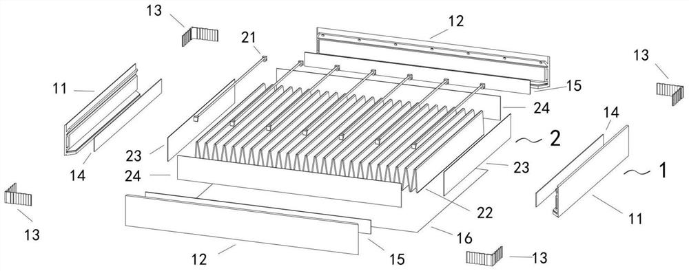 Telescopic filter element, and filter with replaceable filter element