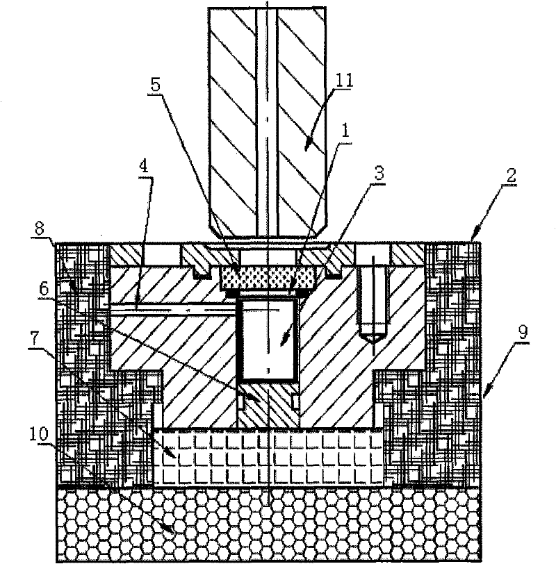 High-pressure temperature control experiment device for micro laser-Raman spectrum