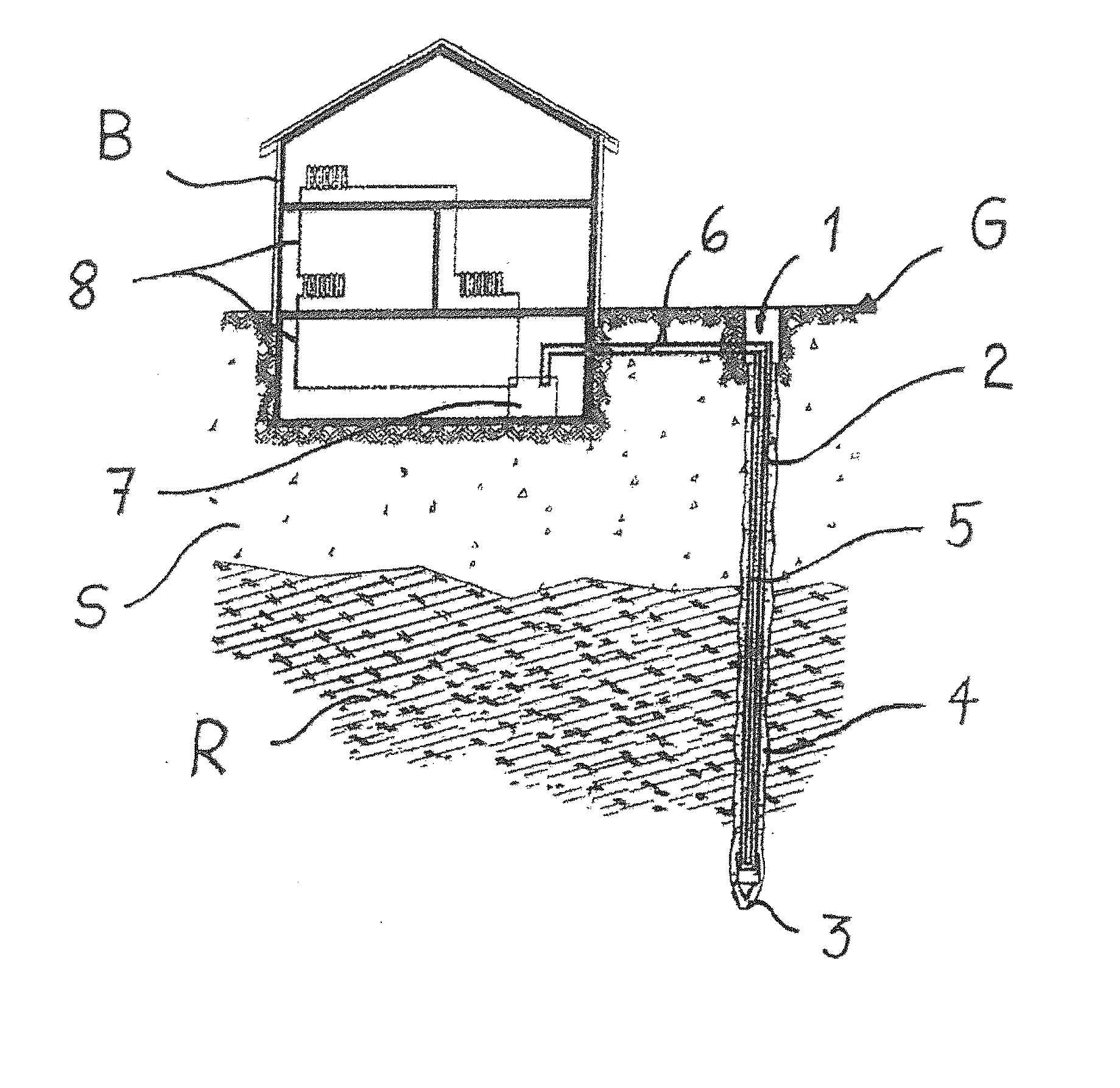 Coaxial ground heat exchanger and method for installing said ground heat exchanger in the ground