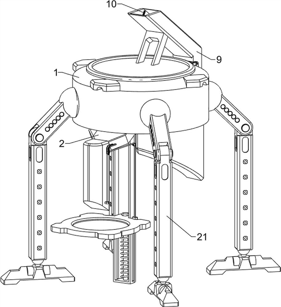 Sterile egg shell breaking equipment with splash-proof function