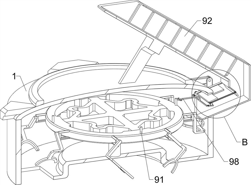 Sterile egg shell breaking equipment with splash-proof function