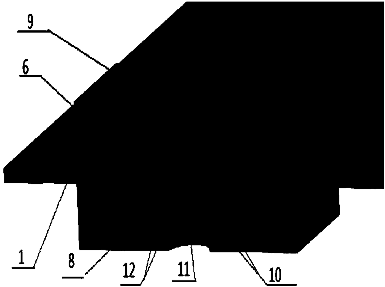 Armor type steel plate concrete shear wall and construction scheme thereof