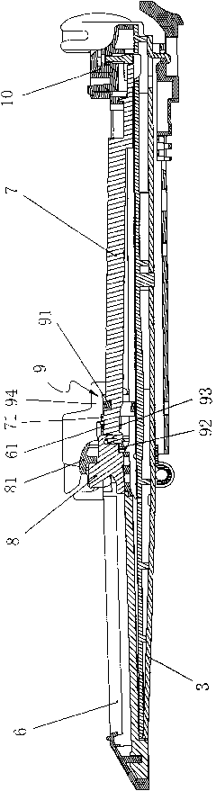 Safety device of linear cutting anastomat for surgery