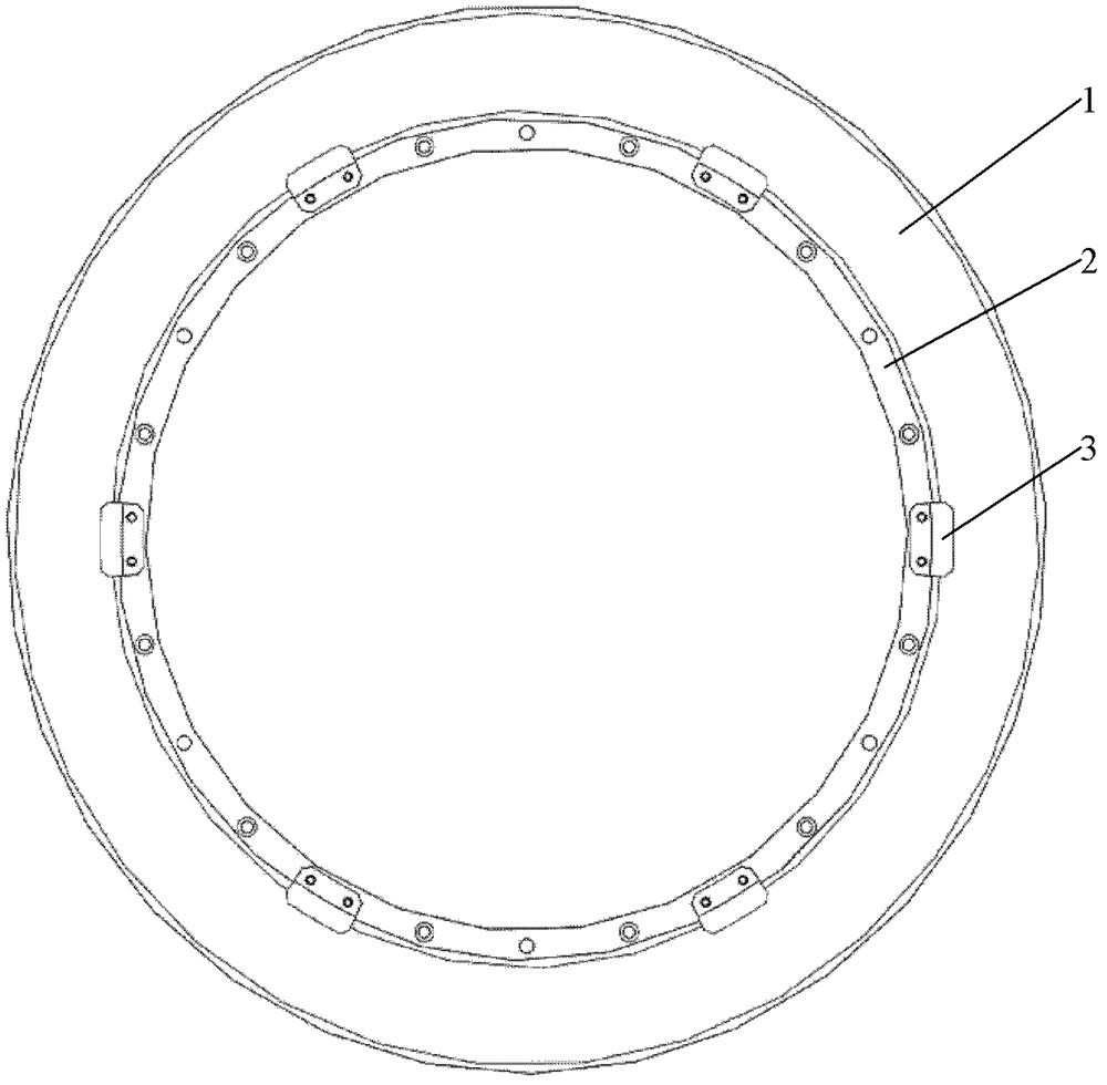 Flexible clamping structure of code wheel of reflecting photoelectric encoder