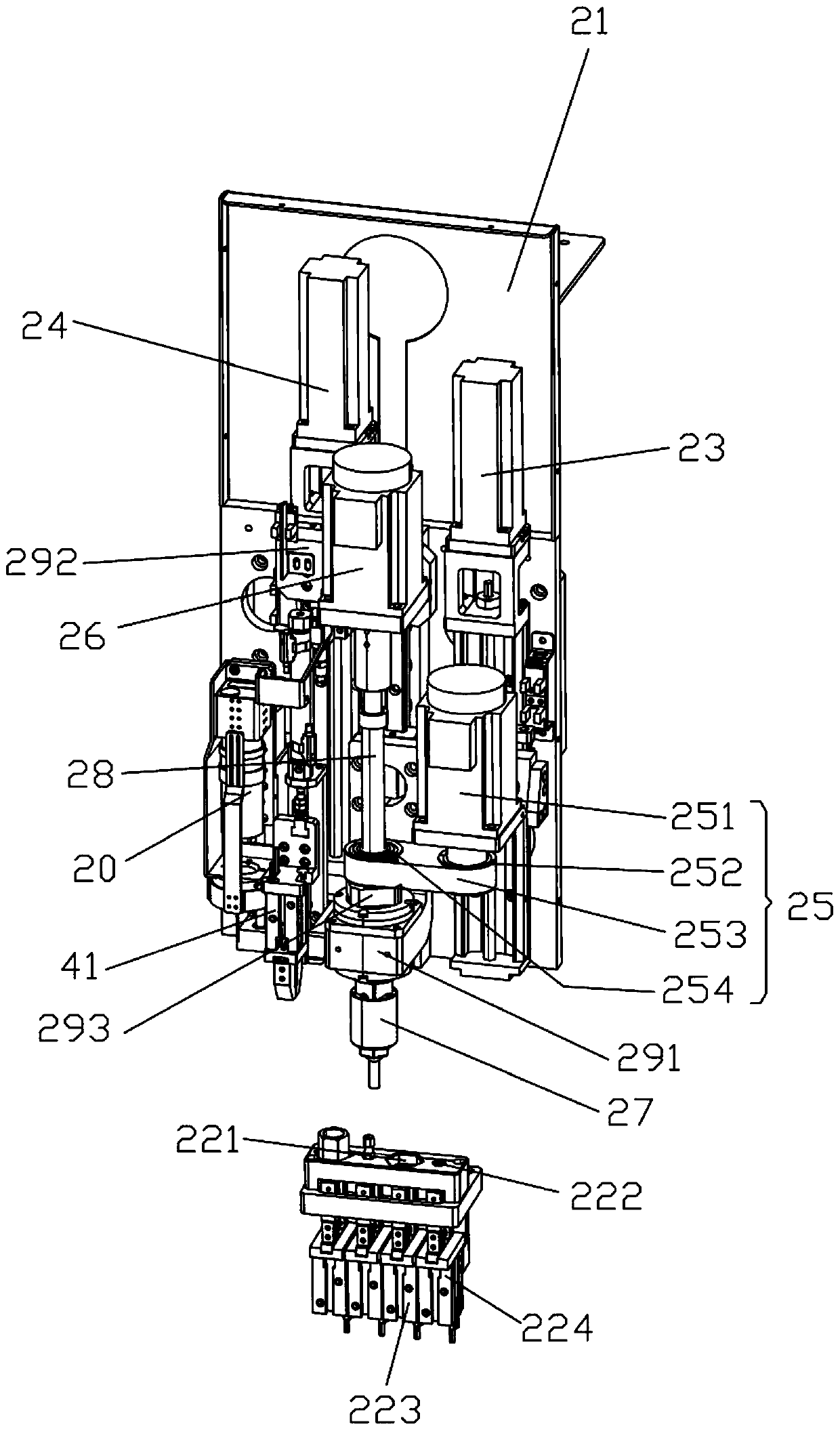 Automatic debugging equipment for filter