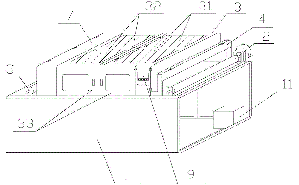 Splitting machine used for cutting sponges or vertical cotton