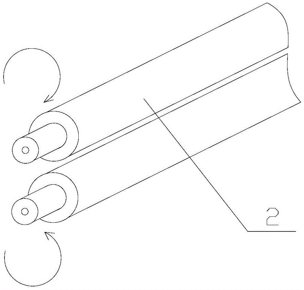 Splitting machine used for cutting sponges or vertical cotton