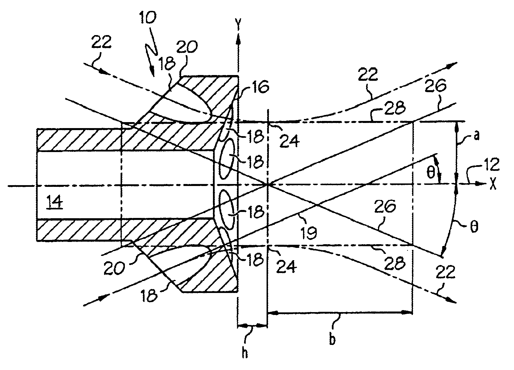 Discrete jet atomizer