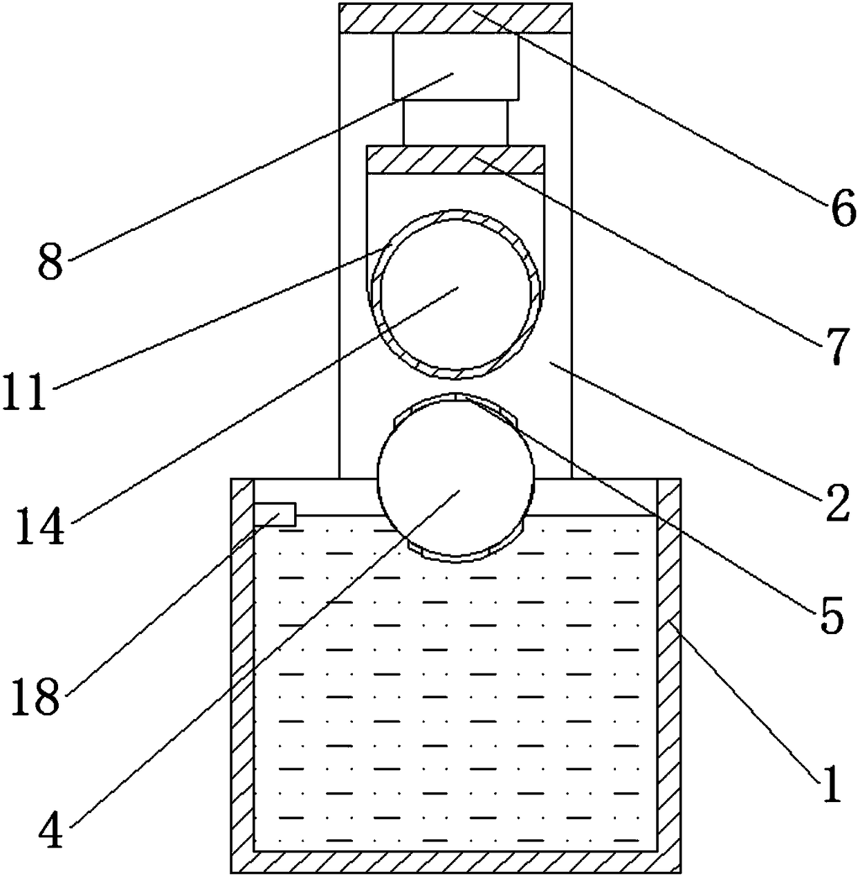 Multi-pattern space dyeing equipment for fabric