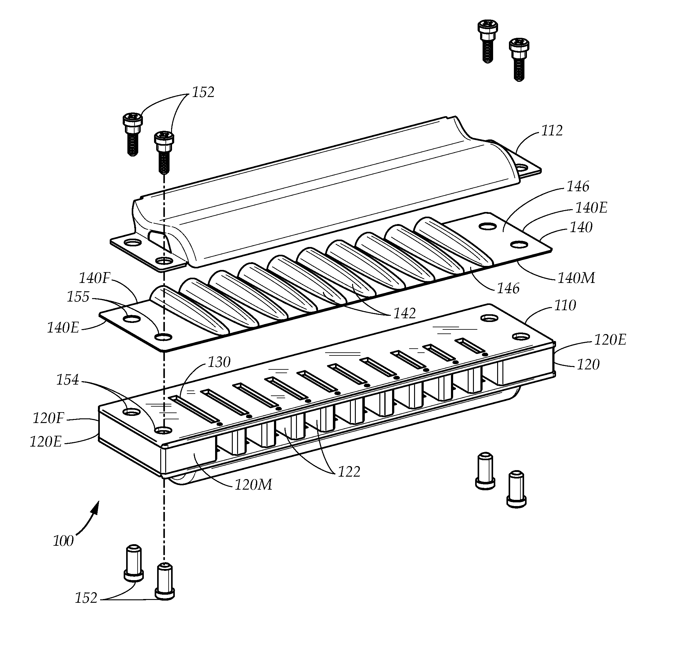 Method of retrofitting a harmonica