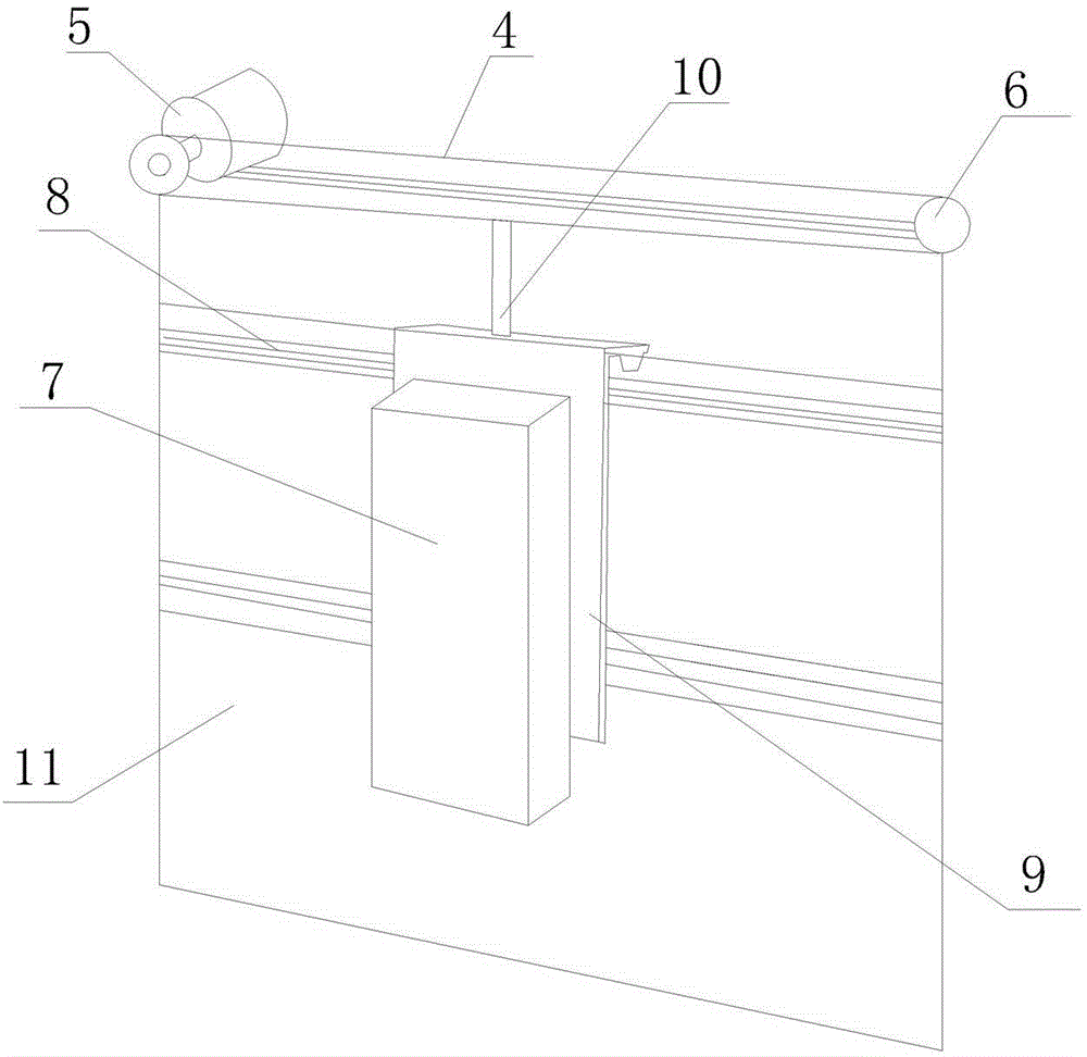 Sliding rail mechanism conducting automatic sliding and grinding