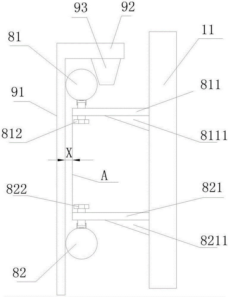 Sliding rail mechanism conducting automatic sliding and grinding