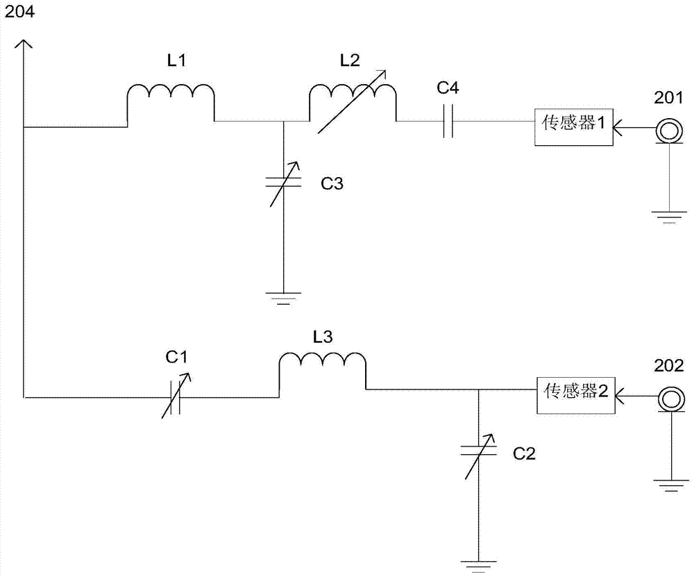 Multi-frequency matching device and plasma device