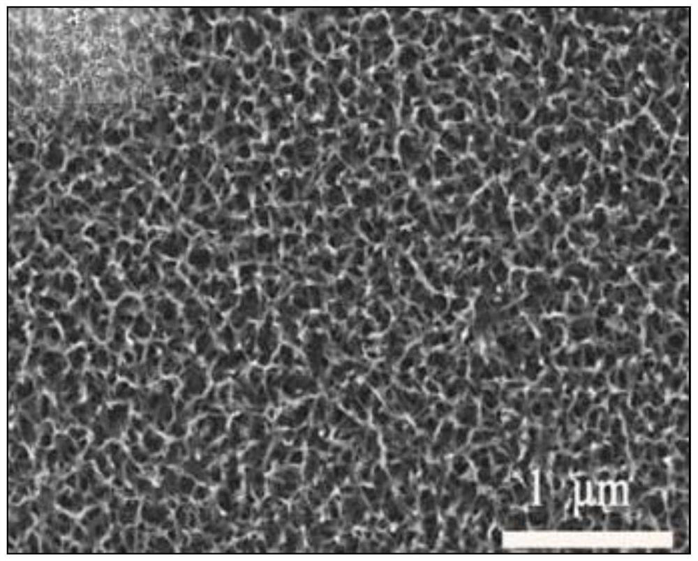 A process for preparing porous structure on the surface of tc4 titanium alloy by electrochemical dealloying