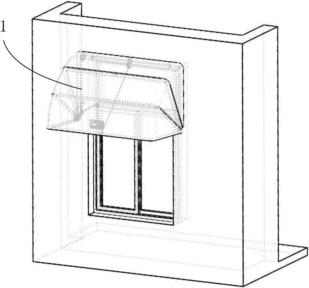 Folding-unfolding type mechanical fire canopy with automatic opening function and using method thereof