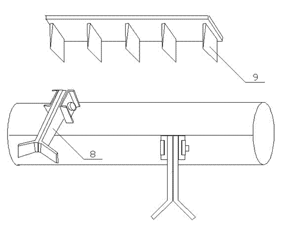 Straw field return no-tillage fertilization seeding machine