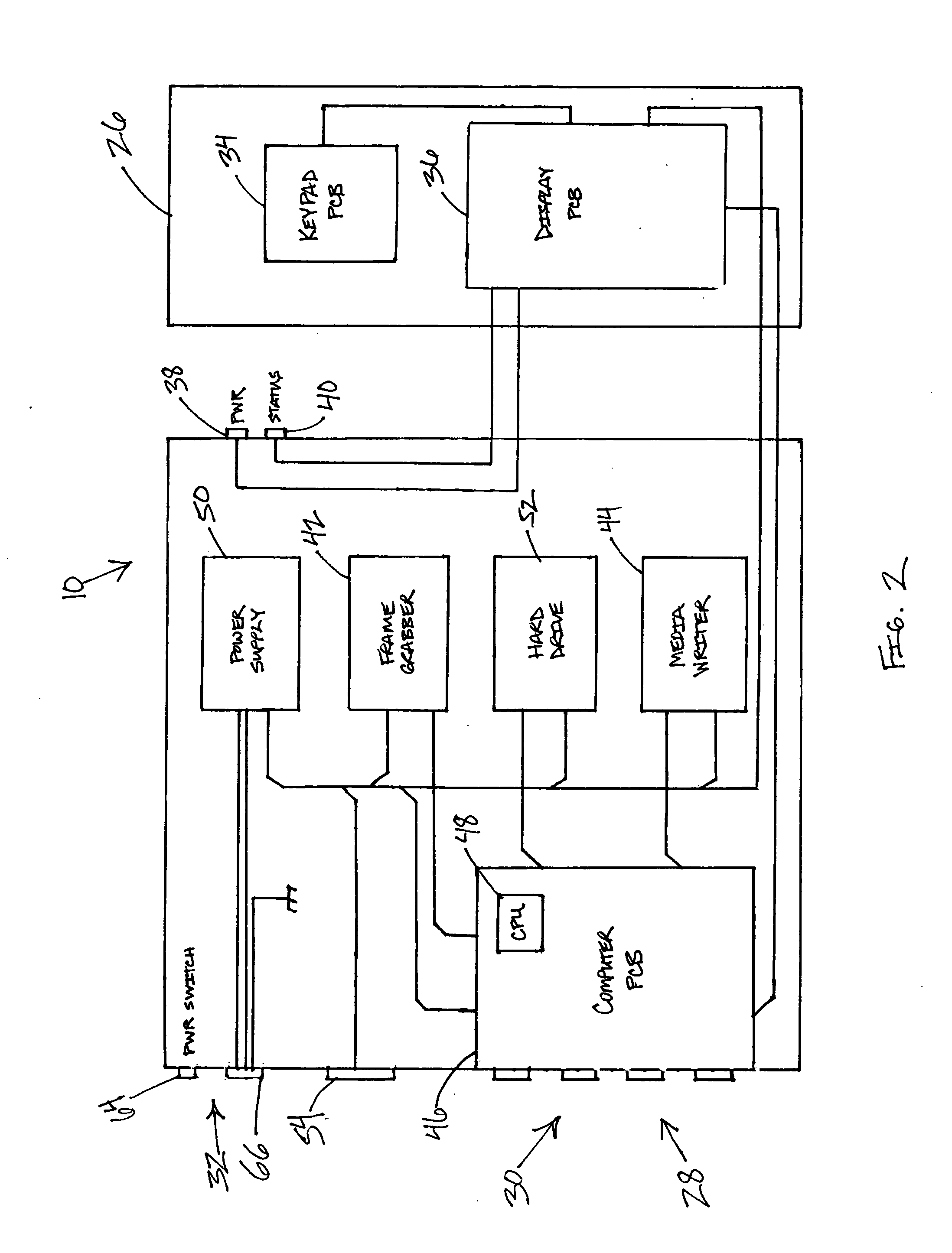 System and method for recording medical image data on digital recording media