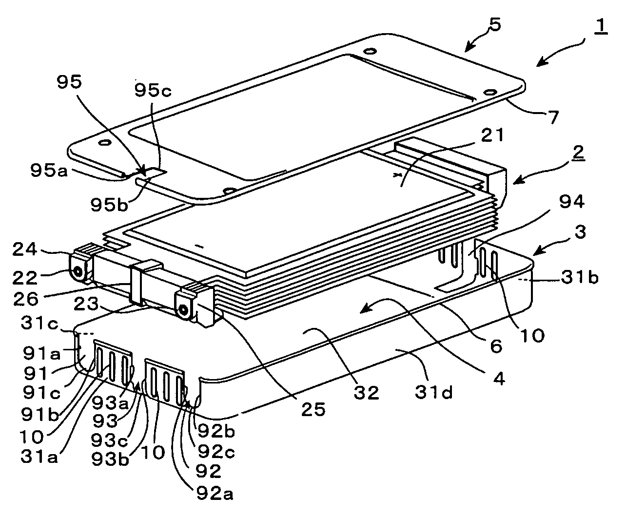 Battery outer case and assembling method thereof