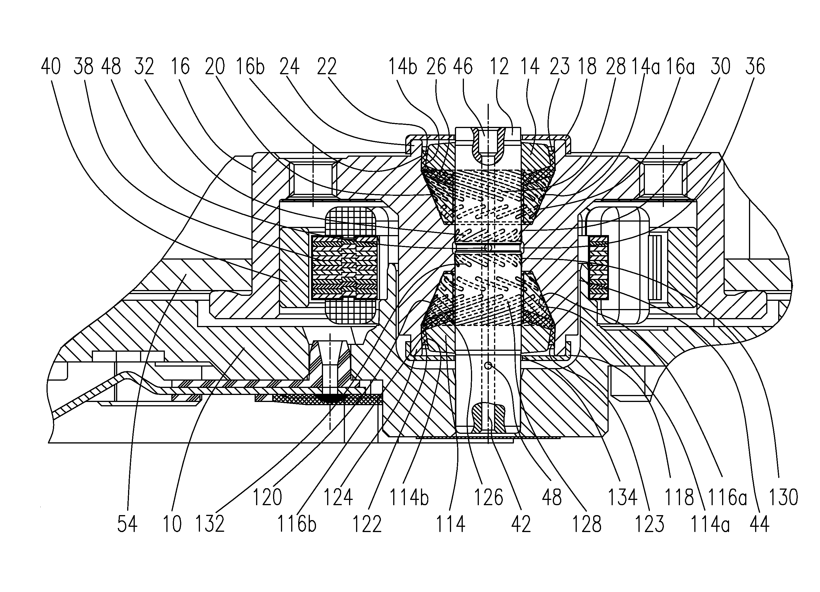 Fluid dynamic bearing system