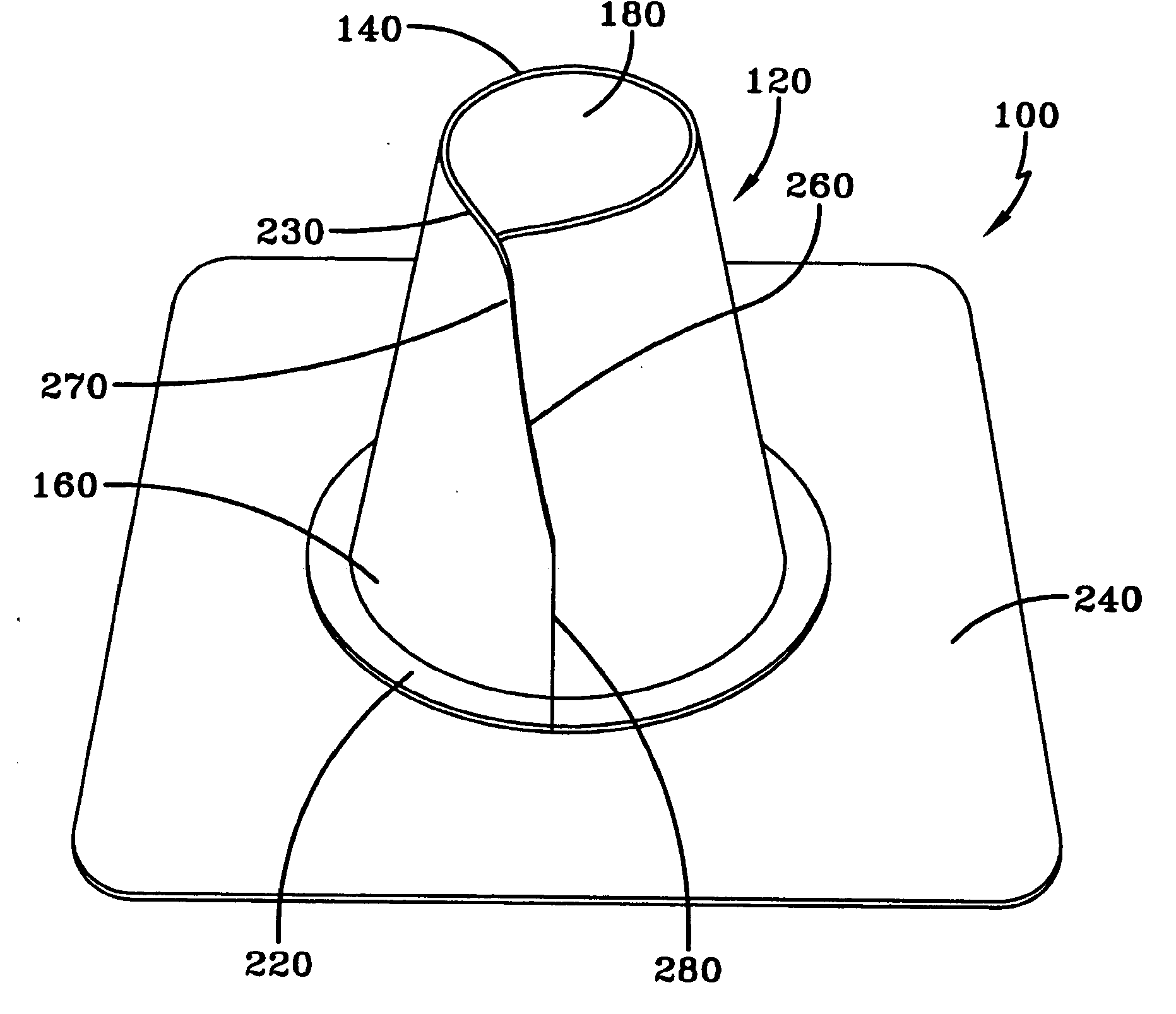 Apparatus and method for sealing a vertical protrusion on a roof