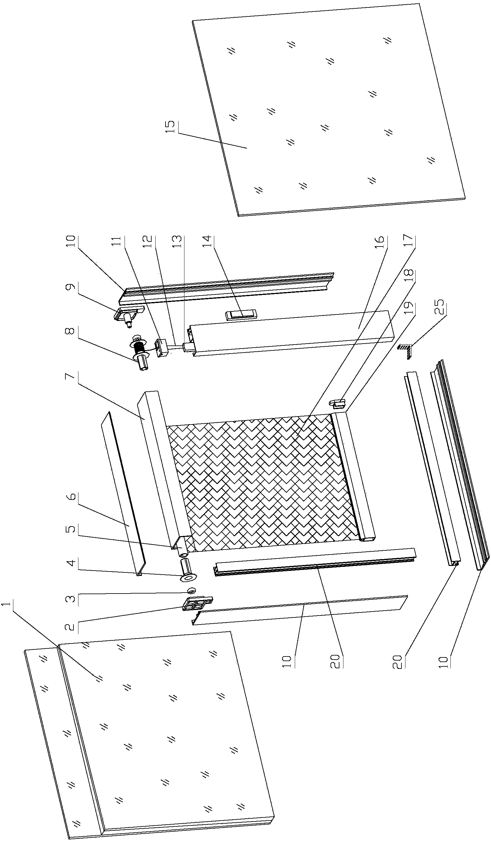 Integrated energy-saving window internally provided with sun-shading roller shutter