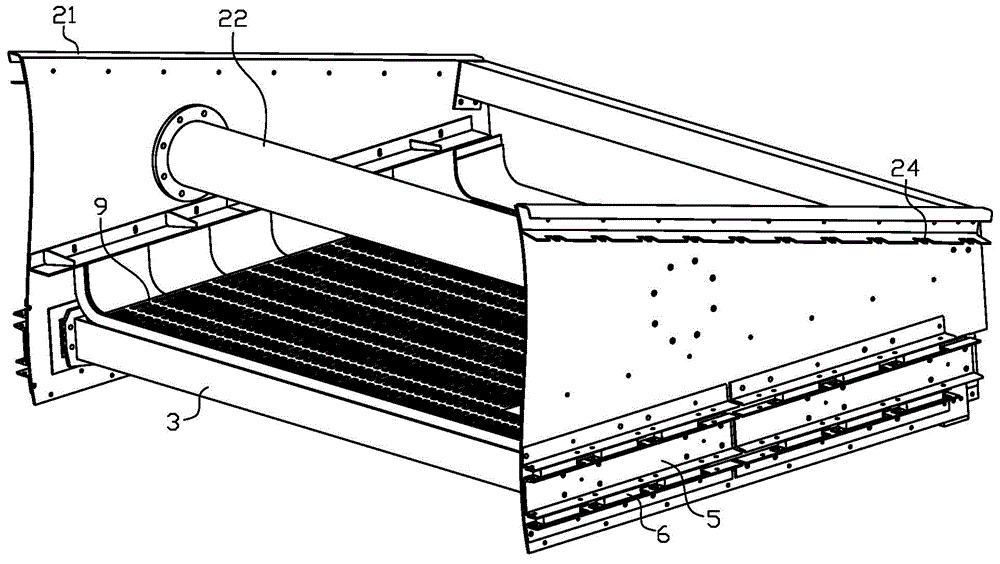 Three-degree-of-freedom flip-flow screen