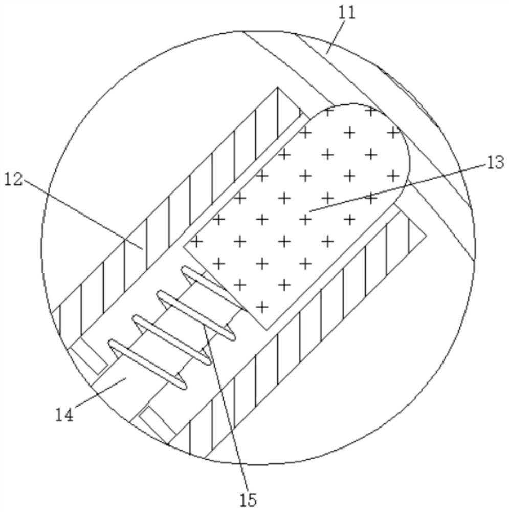 Sludge extrusion device capable of preventing non-uniform sludge distribution from affecting drying effect