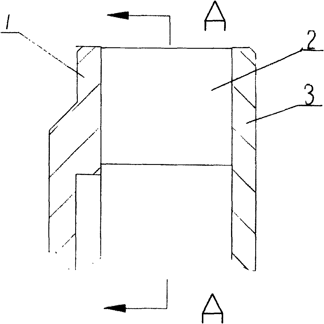 Turbine vane type of starting torque converter for hydraulic drive locomotive