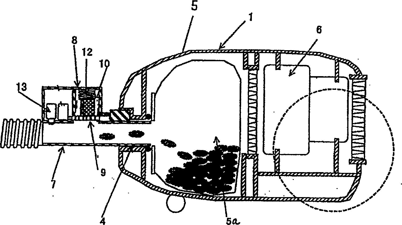 Deodorizing method and apparatus, and a vacuum cleaner using same