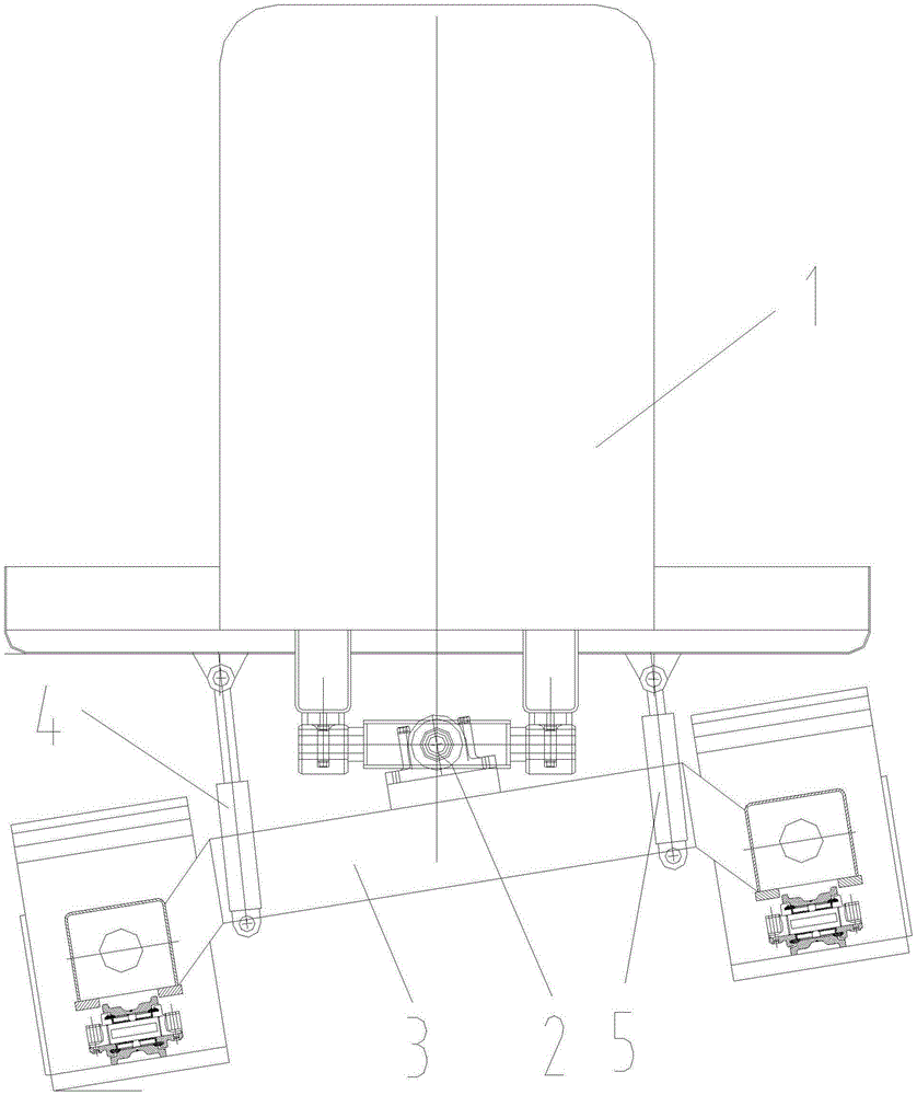 Universal leveling device for vehicle body