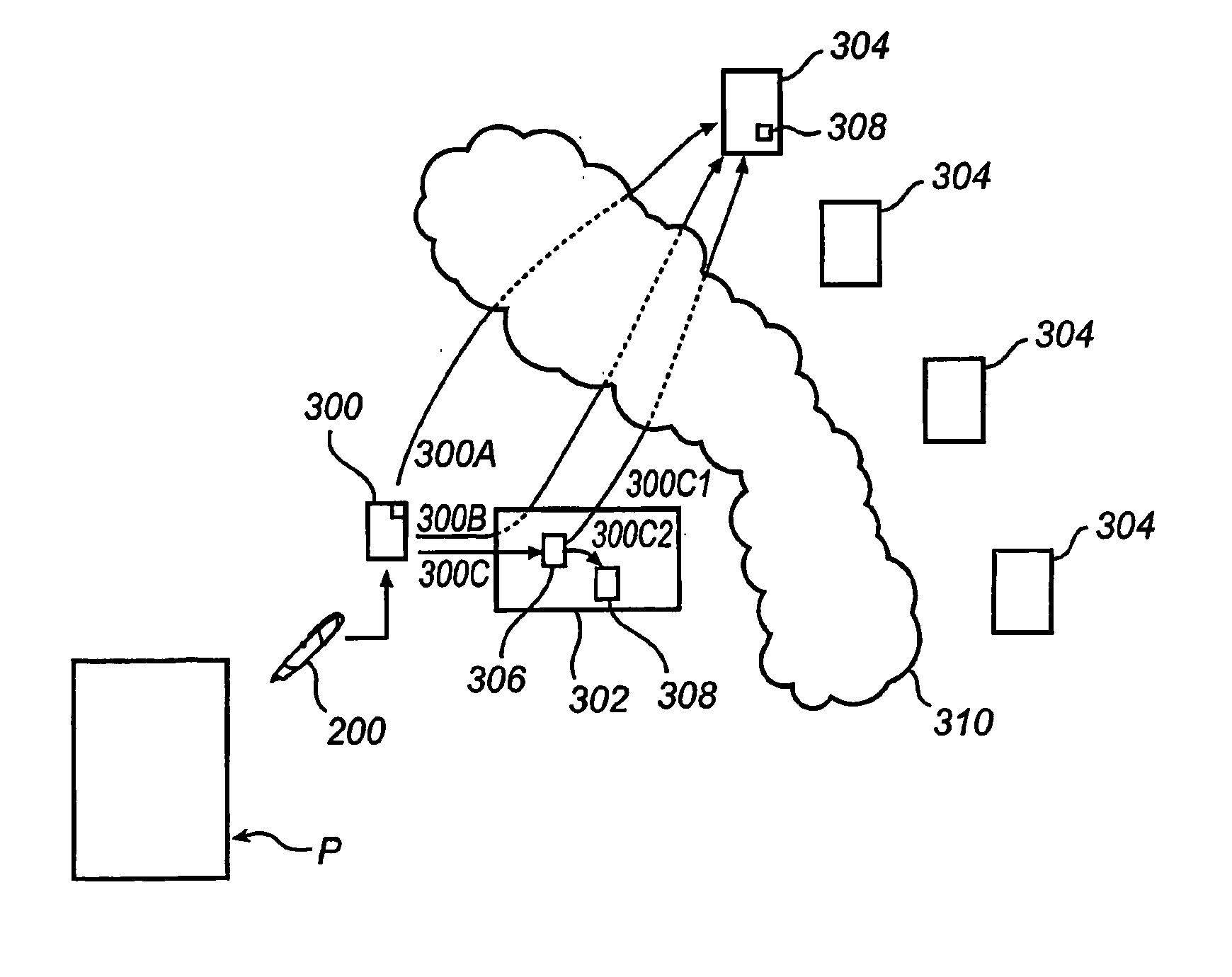 Data processing in an electric pen