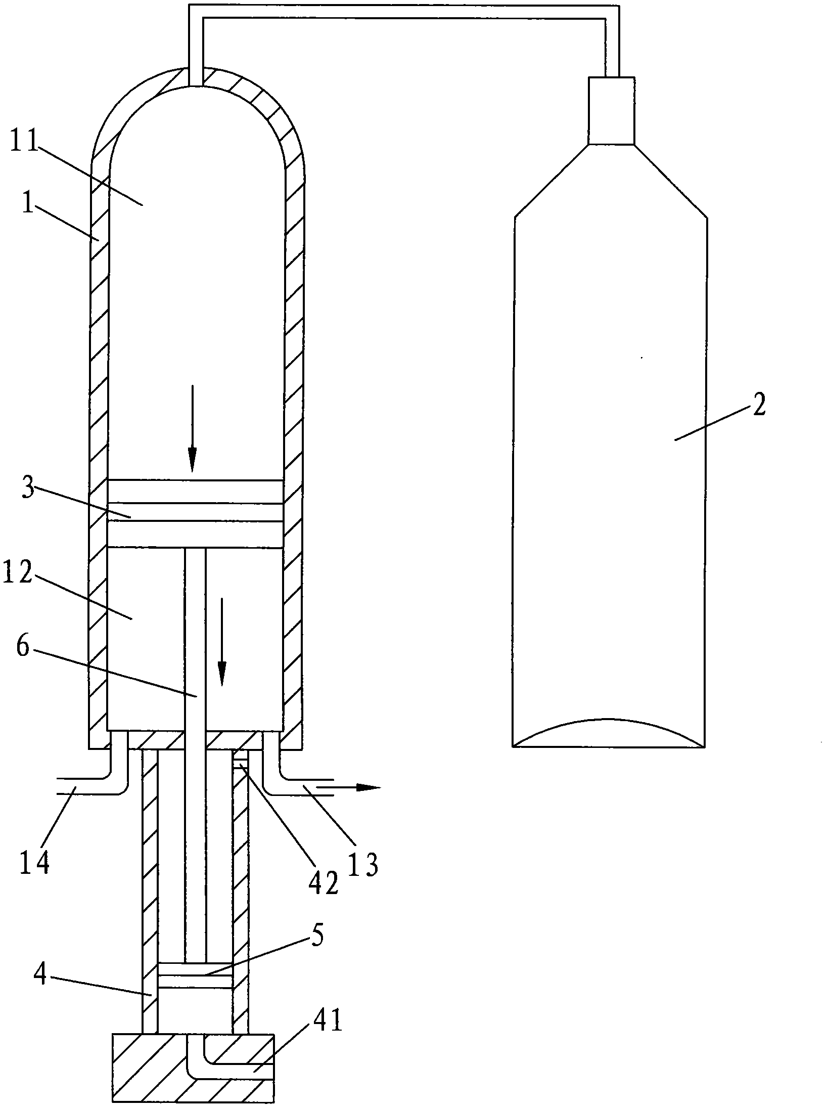 High-speed heavy-duty linear reciprocating body operation energy storage device