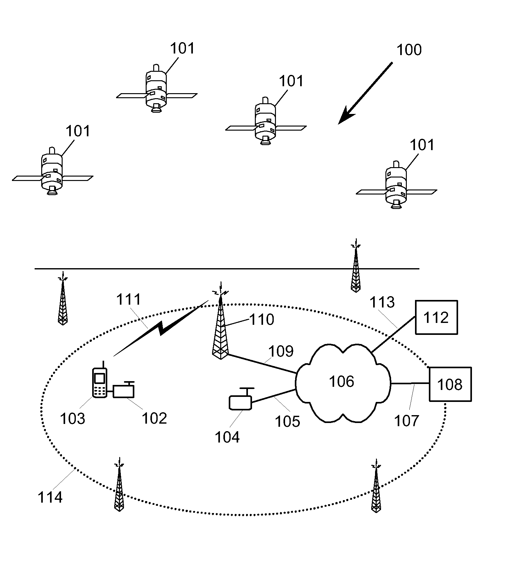 Assistance to a mobile SPS receiver