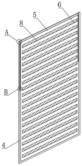 Environment-friendly mould pressing door plate with formaldehyde removal function